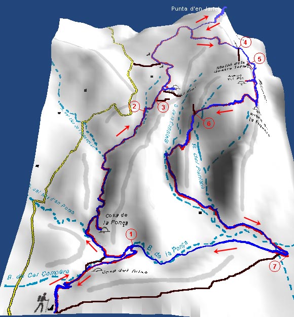 Mapa del recorregut