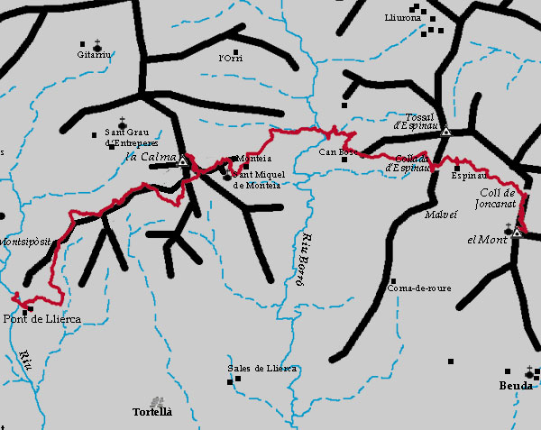 mapa recorregut