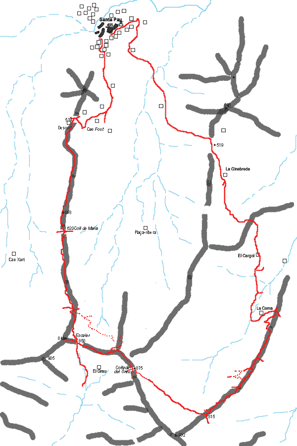 mapa del recorregut