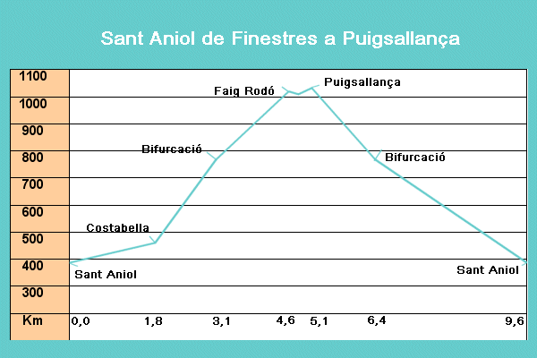 Perfil de l'itinerari