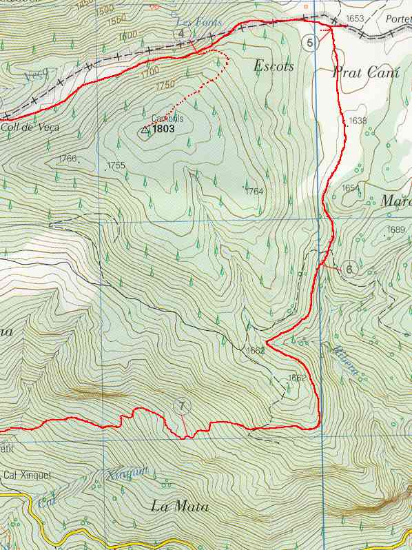 Tossal: mapa est