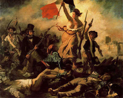 La llibertat guiant al poble (Delacroix 1830)