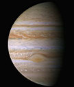 Foto de Júpiter en color veritable