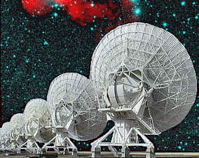 Radiotelescopis escolten l'Univers