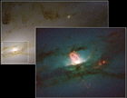 Ampliar imatge: Forat negre al nucli de la galàxia NGC 4438 