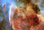 Ampliar foto: Nubes frías y calientes en la nebulosa Carina