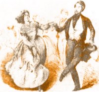 Dansaires ballant una polca