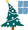 free Christmas clipart - Christmas tree and window