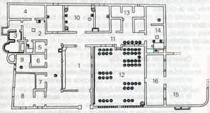 Planta de una villa campestre