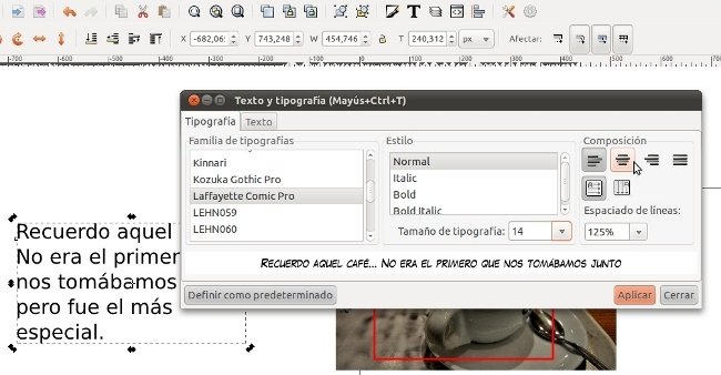 Modificando el formato del texto