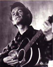 woody guthrie, photo by robin carson