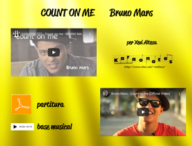 Count on me - BRUNO MARS